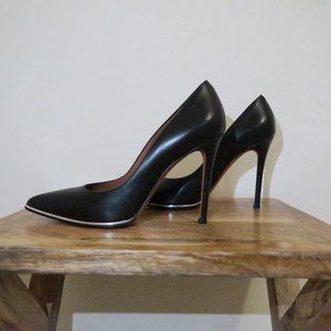 Givenchy Black Pumps with Silver Detail